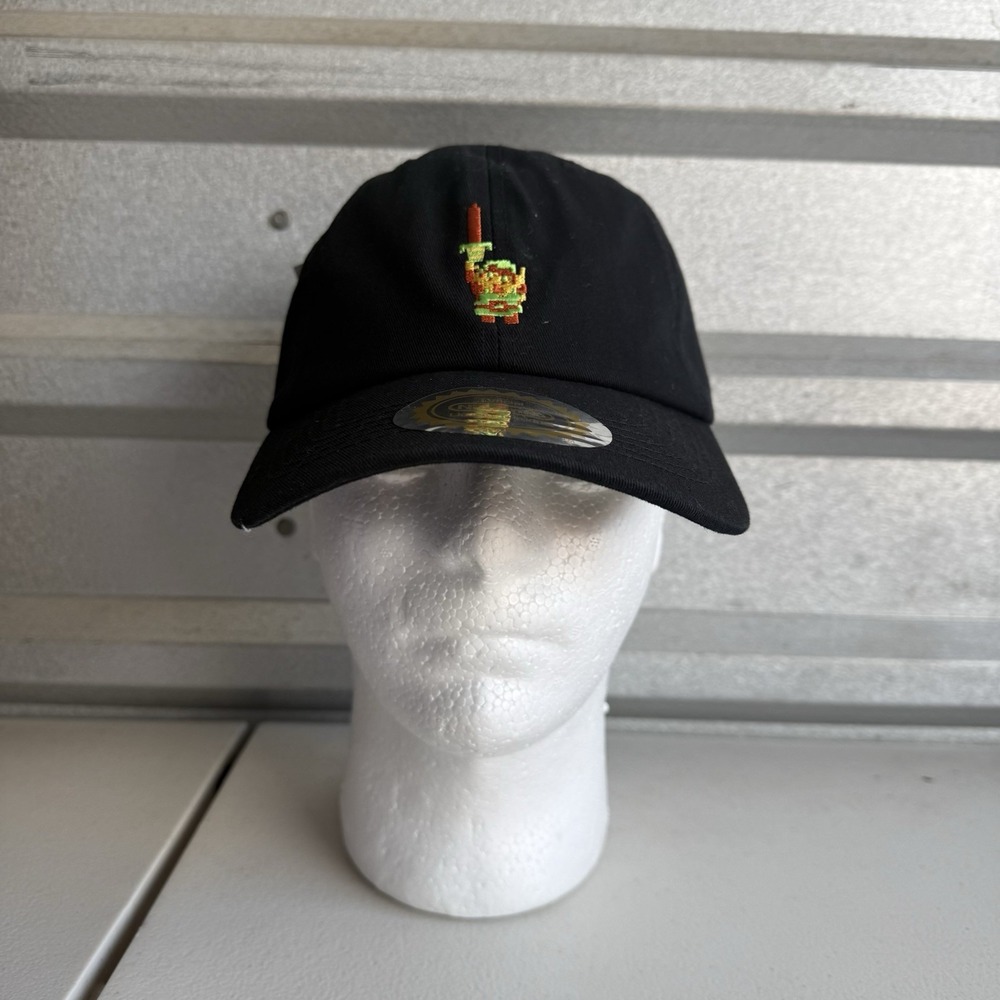 The Legend of Zelda 8 Bit Link Hat Holding Sword Cap Nintendo NWT Adjustable‎